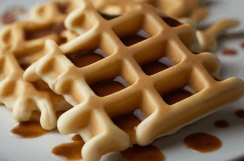 Einfacher Waffelteig – Waffeln