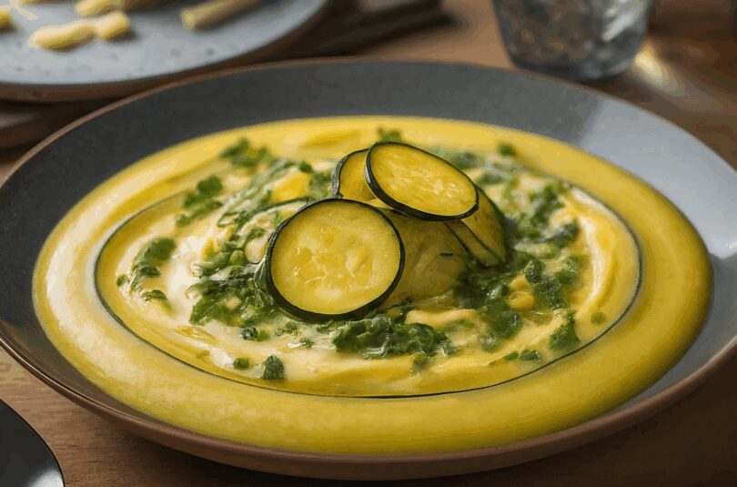 Einfaches Zucchinigemüse