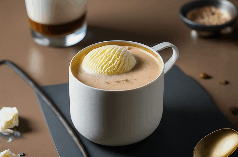 Eiskaffee Selber Machen Mit Milch Und Eiswürfel – Eiskaffee Mit Vanilleeis Und Milch