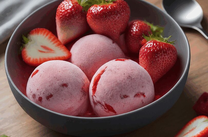 Erdbeer-Eis-–-Cremiges-Erdbeereis-selber-machen Erdbeer Eis – Cremiges Erdbeereis selber machen