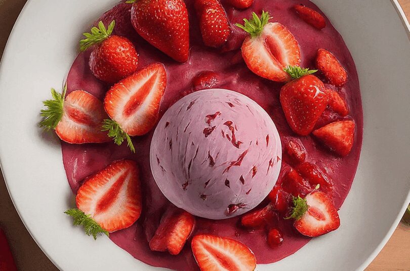 Erdbeer-Eis-Selber-Machen-–-Erdbeereis Erdbeer Eis Selber Machen – Erdbeereis