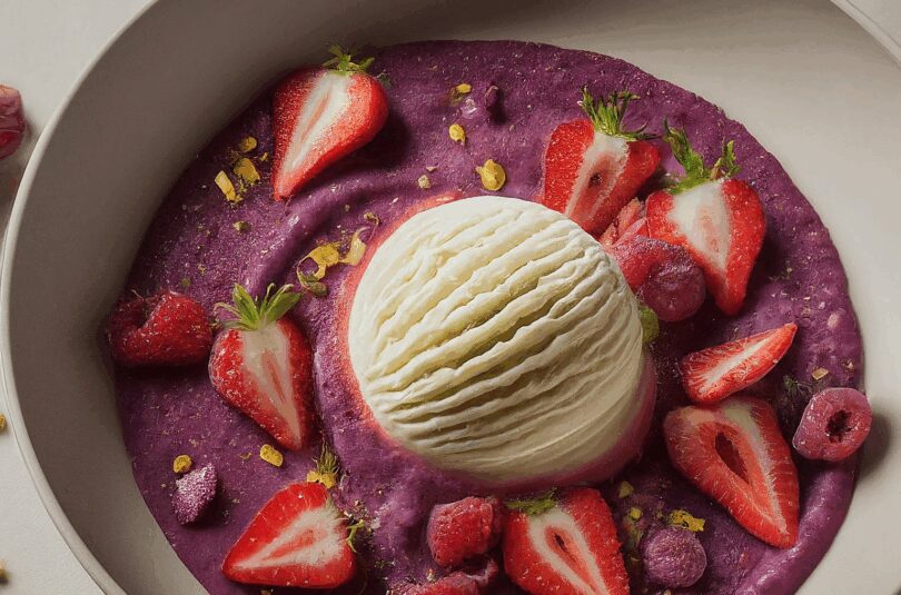 Erdbeereis Eismaschine – Cremiges Erdbeereis