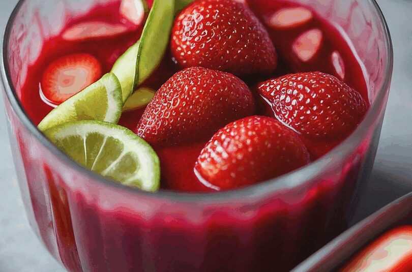 Erdbeerlimes Rezept – Erdbeerlimes