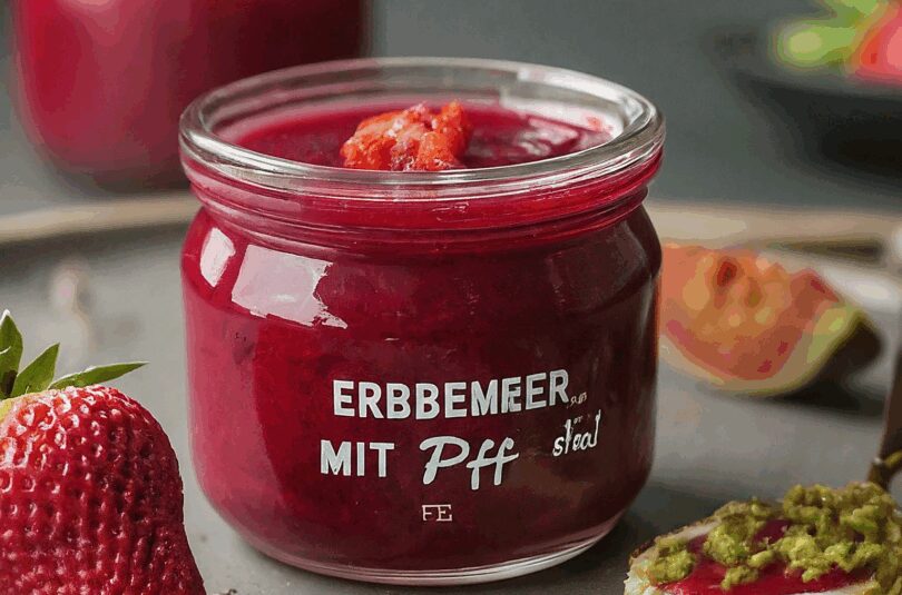Erdbeermarmelade mit Pfiff – Erdbeer-Rhabarber-Marmelade