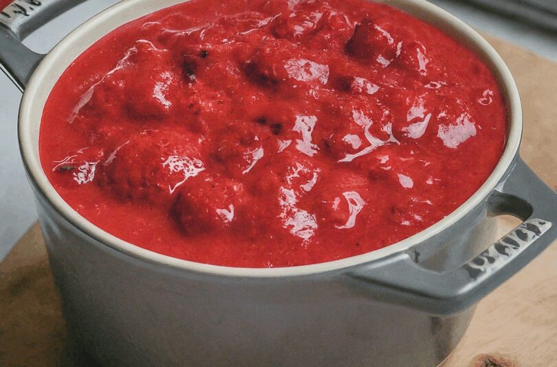 Erdbeersauce-–-Erdbeersosse Erdbeersauce – Erdbeersosse