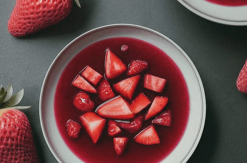 Erdbeersirup Rezept – Selbstgemachter Erdbeersirup
