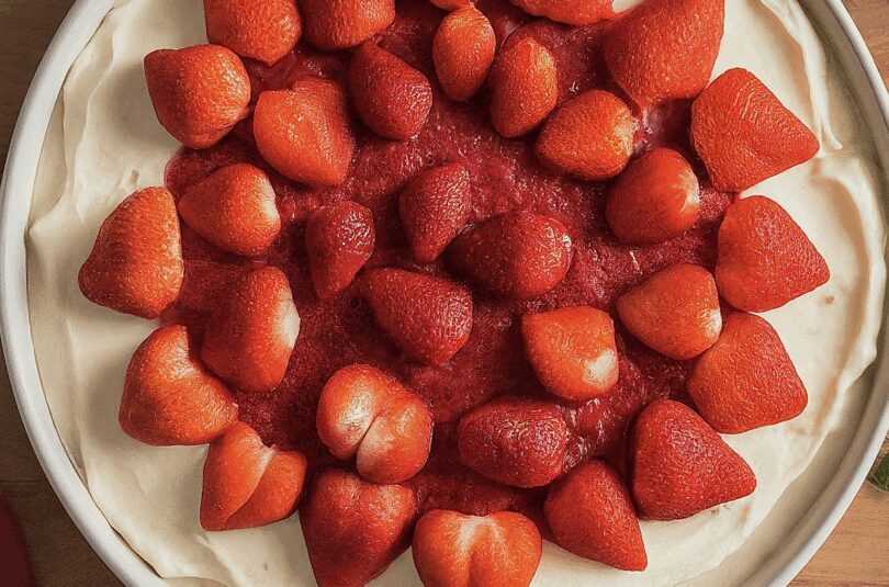 Erdbeertorte-mit-Mascarpone-und-Vanillepudding-–-Erdbeer-Mascarpone-Quarkkuchen Erdbeertorte mit Mascarpone und Vanillepudding – Erdbeer Mascarpone Quarkkuchen