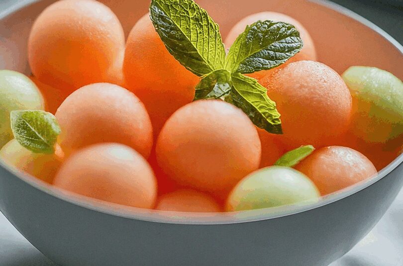 Erfrischende Melonenbowle