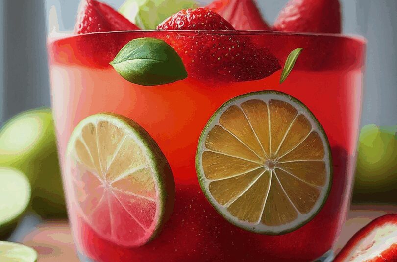 Erfrischender-Erdbeerlimes Erfrischender Erdbeerlimes