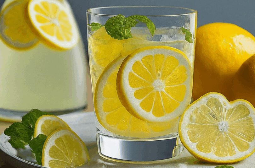 Erfrischendes Zitronenwasser selbst gemacht