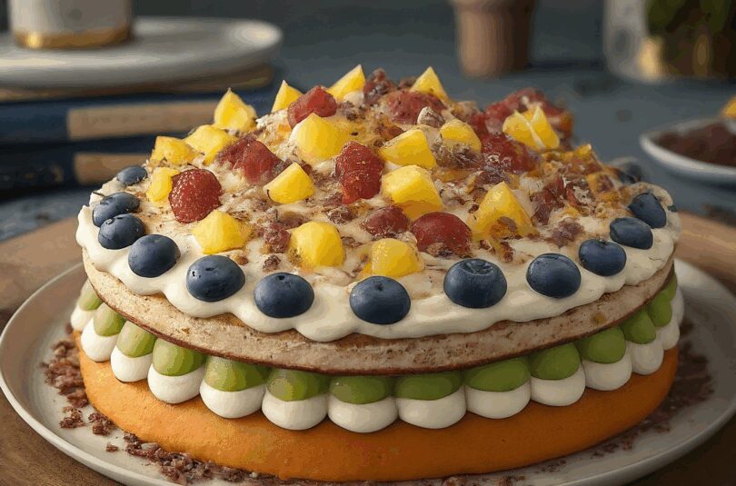 Festliche Sandwichtorte
