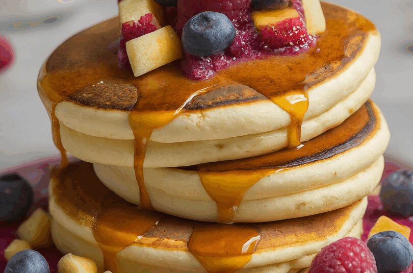 Fluffy-Pancakes-–-Amerikanische-Pfannkuchen Fluffy Pancakes – Amerikanische Pfannkuchen