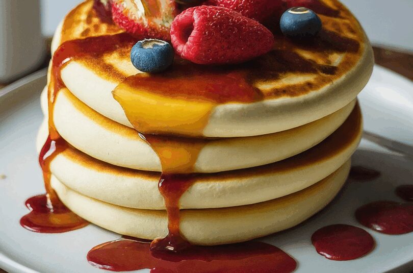 Fluffy-Pancakes-Rezept-–-Amerikanische-Pancakes Fluffy Pancakes Rezept – Amerikanische Pancakes