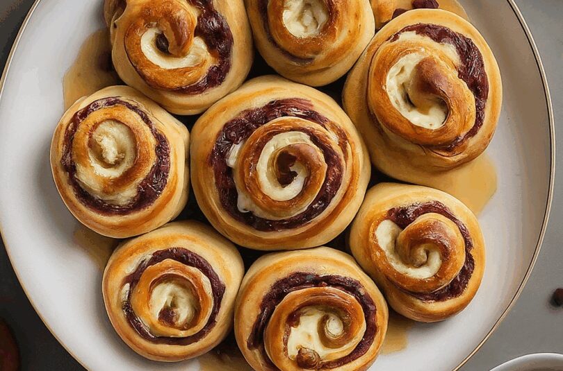 Frosting Zimtschnecken – Zimtschnecken mit Frischkäse Glasur