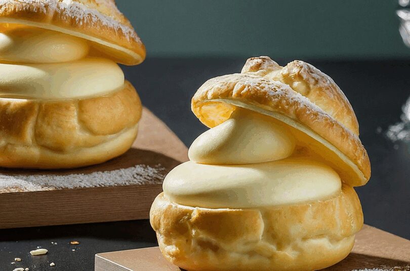Gefüllte Windbeutel mit Vanillecreme