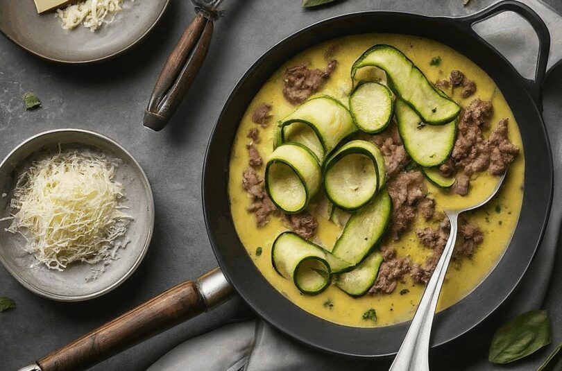 Gefüllte Zucchini mit Hackfleisch und Käse – Kalorienarm und Lecker