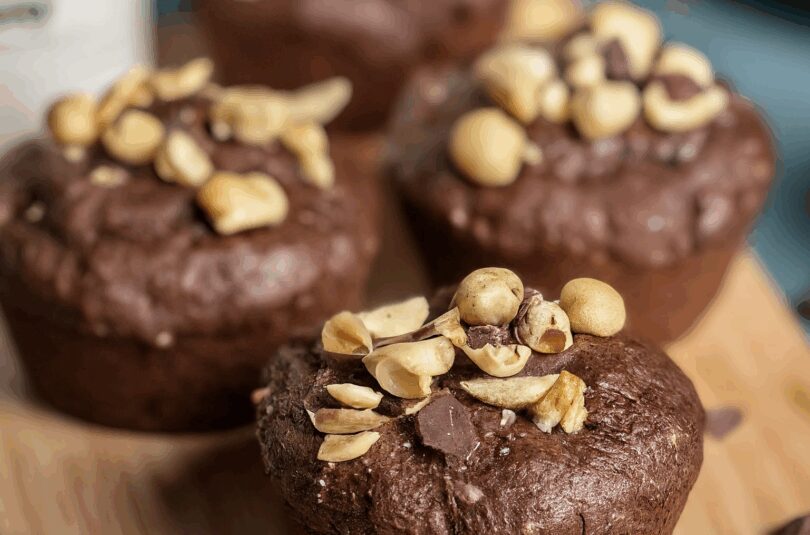 Glutenfreie Schoko Nuss Muffins