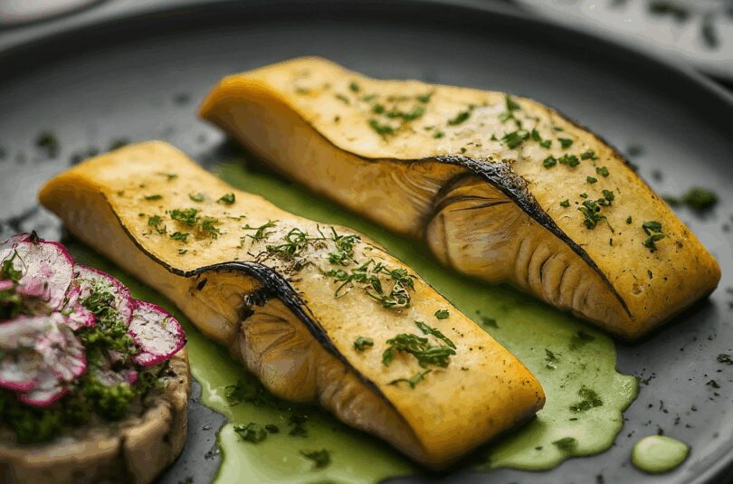Goldforelle mit Kräuterkruste
