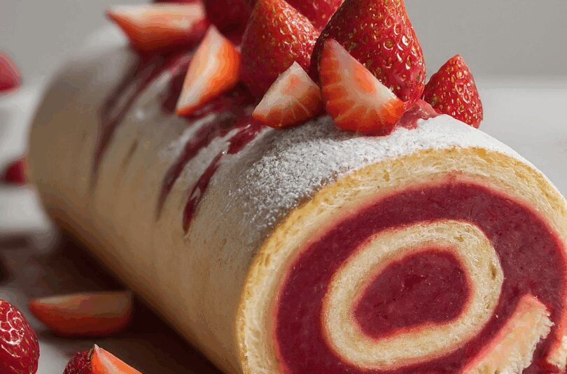 Gräfe und Unzer – Biskuitrolle mit Erdbeerfüllung