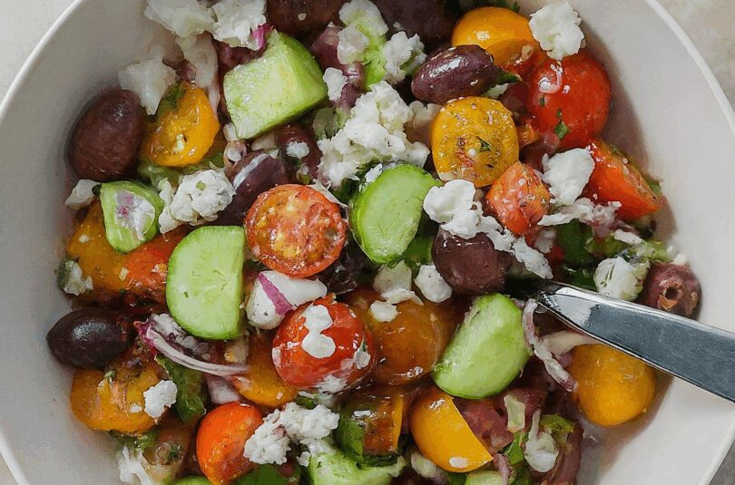 Griechischer Bauernsalat – Rezept für den perfekten Sommersalat