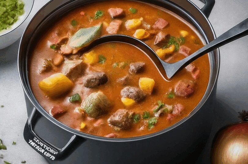 Gulasch im Schnellkochtopf