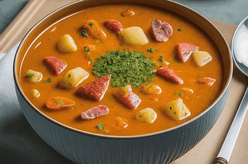 Gulaschsuppe Rezept Original – Deftige Gulaschsuppe