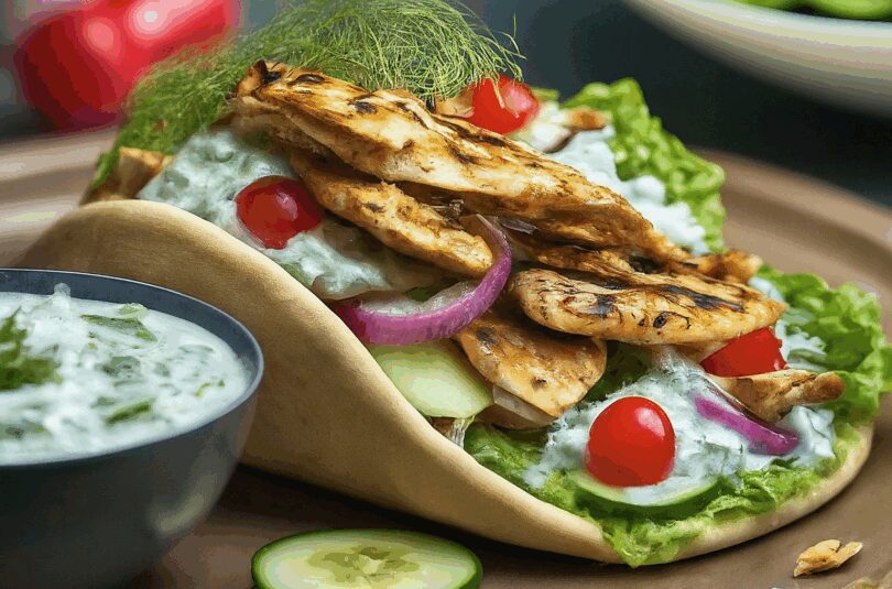 Gyros Mit Tzatziki – Pfannen Gyros Mit Tzatziki