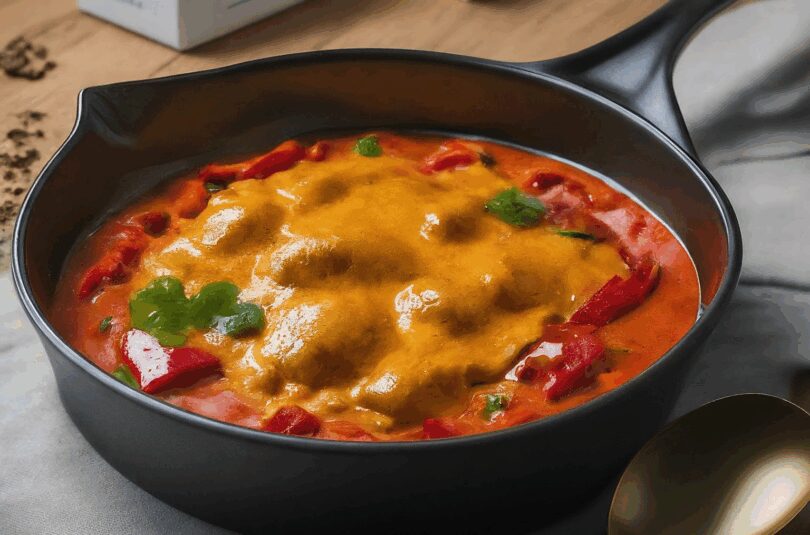 Hack Reis Pfanne – Paprika Hack Reis Pfanne