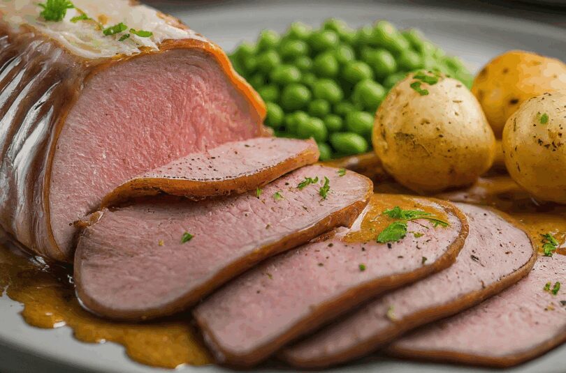 Hackbraten Im Ofen Mit Soße – Saftiger Hackbraten Mit Sosse
