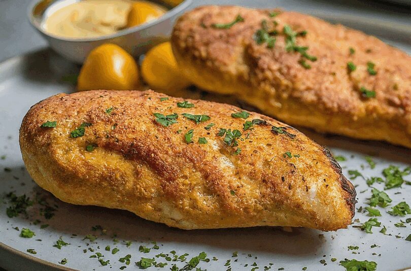 Halbes Hähnchen Heißluftfritteuse – Brathaehnchen Aus Dem Airfryer