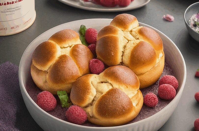 Hefezopf-mit-Rosinen Hefezopf mit Rosinen