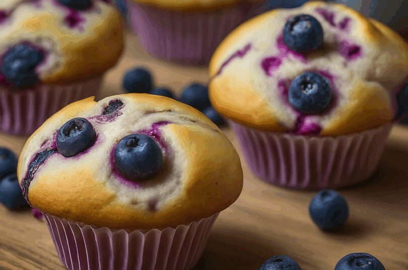 Heidelbeer-Muffins-–-Fluffige-Heidelbeermuffins Heidelbeer Muffins – Fluffige Heidelbeermuffins