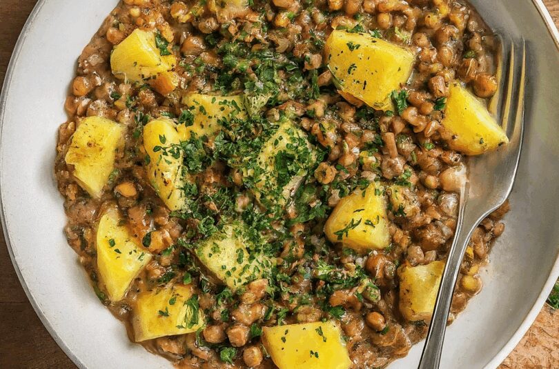 Hellofresh Linsenauflauf – Linsenauflauf mit Käse und Kartoffeln