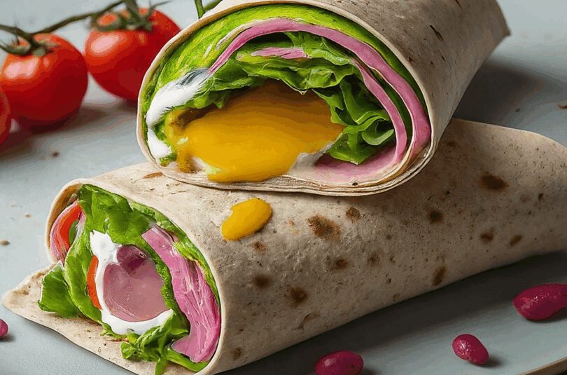 Herzhaftes-Wrap-Fruehstueck Herzhaftes Wrap Frühstück