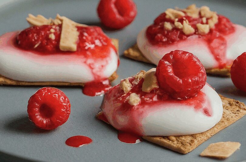 Himbeer Baiser Nachtisch – Himbeerdessert Mit Baiser