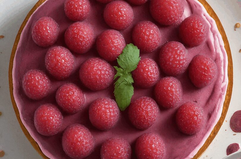 Himbeer Baiser Torte – Baiser Torte mit Himbeer oder Brombeercreme