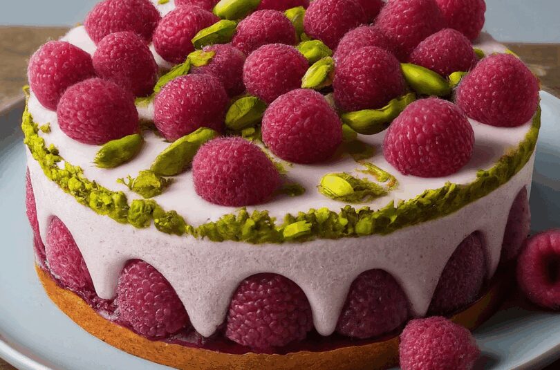 Himbeer Pistazien Torte