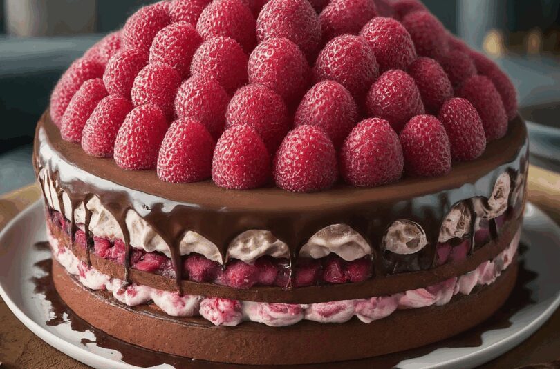 Himbeer Schoko Torte – Schokoladen Himbeertorte