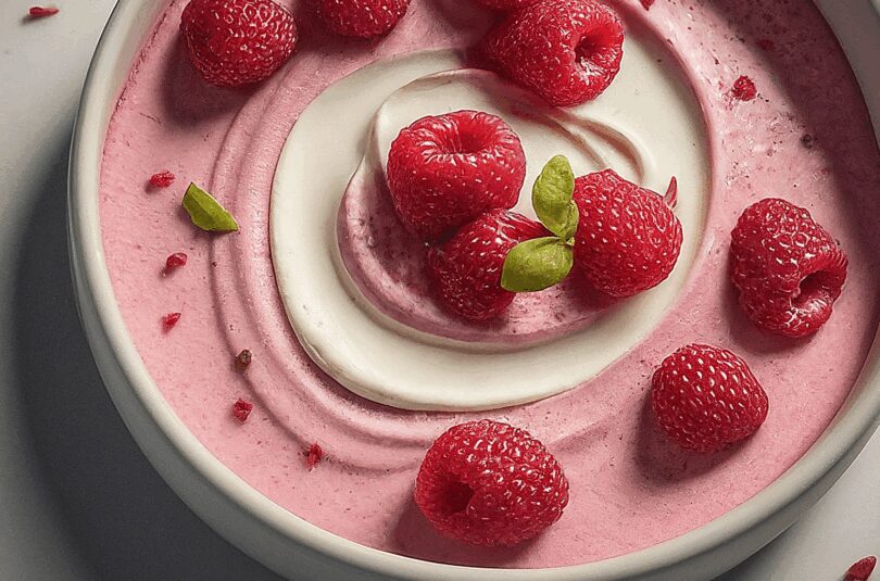 Himbeerpüree – Quarkcreme mit Himbeerpüree