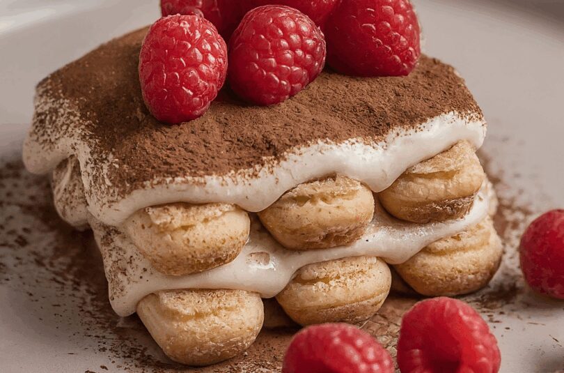 Himbeertiramisu – Tiramisu mit Himbeeren