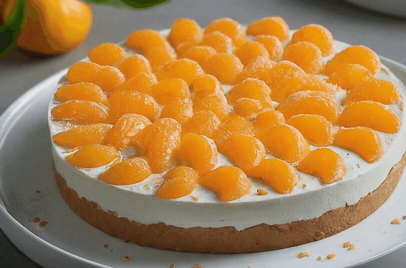 Käse-Sahne-Torte mit Mandarinen