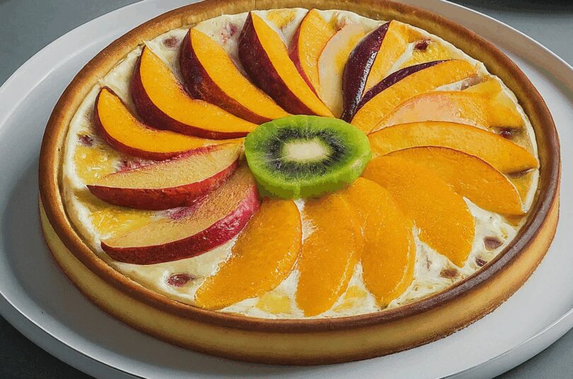 Käsekuchen mit Obst – Saftiger Käsekuchen mit Früchten