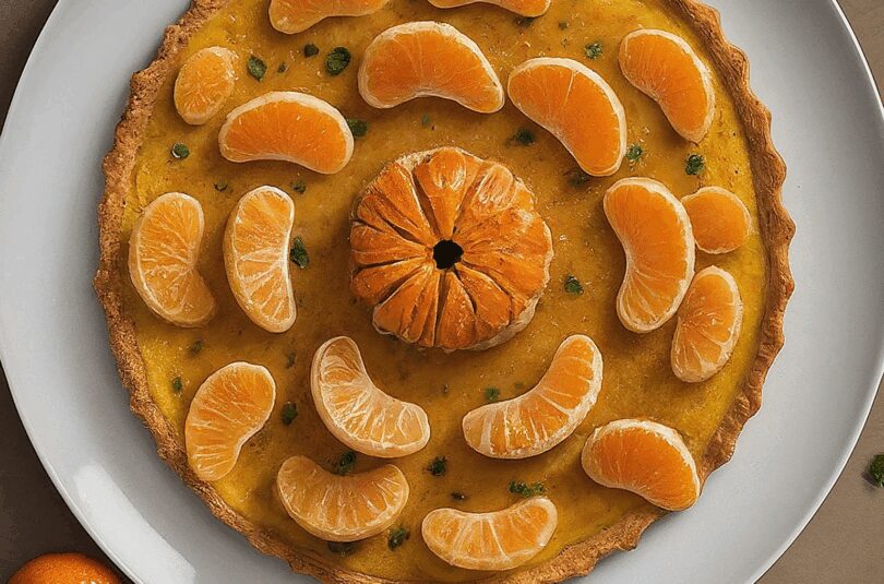 Käsesahne-Torte mit Mandarinen