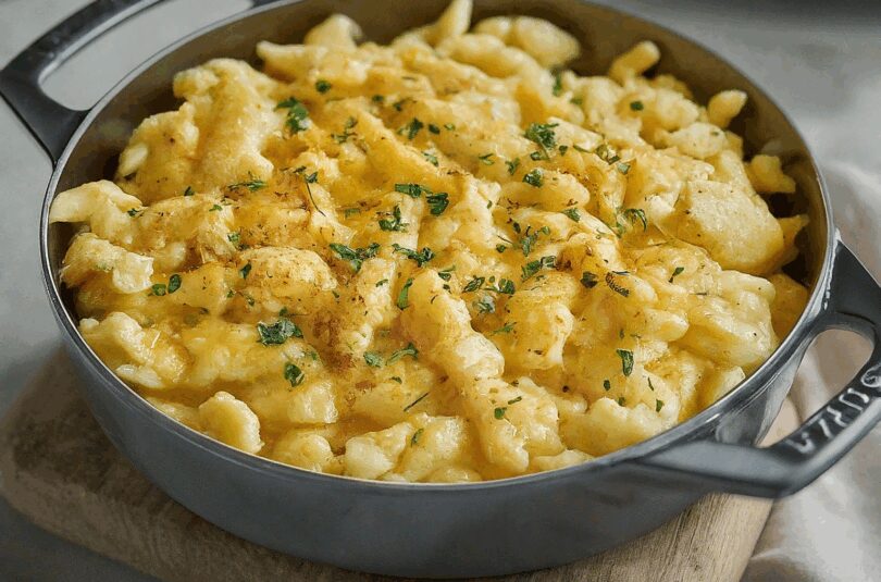 Käsespätzle im Ofen – Käsespätzle aus dem Backofen