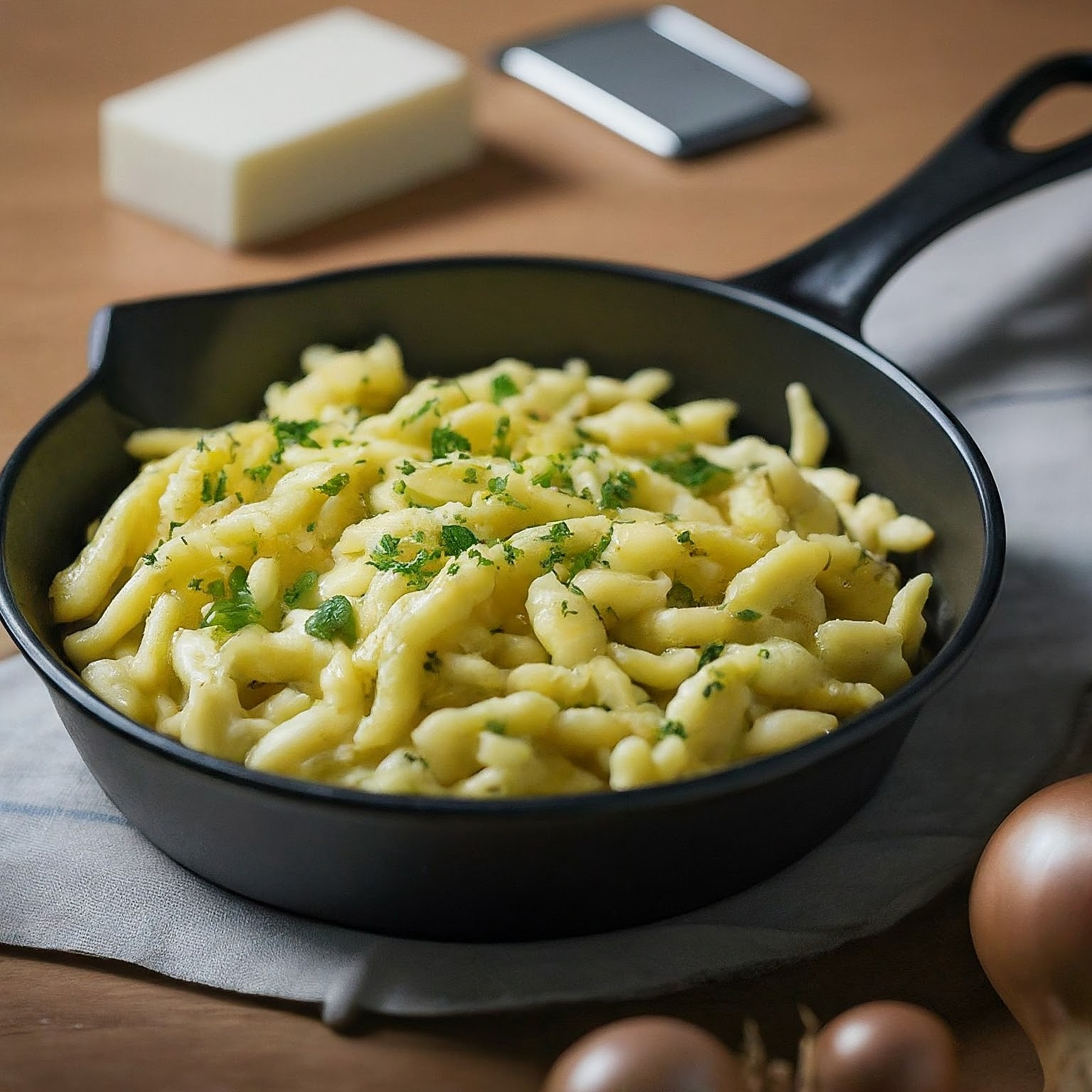 Kaesespaetzle-in-der-Pfanne-–-Schnelle-Kaesspaetzle-aus-der-Pfanne Käsespätzle in der Pfanne – Schnelle Kaesspaetzle aus der Pfanne