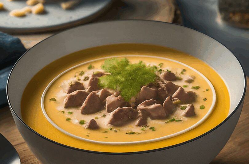 Käsesuppe Rezept – Käsesuppe mit Hackfleisch