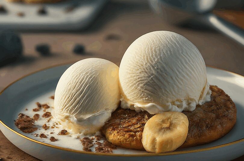 Kalorienarme-Eiskugel-–-Bananeneis-Sehr-Cremig Kalorienarme Eiskugel – Bananeneis Sehr Cremig