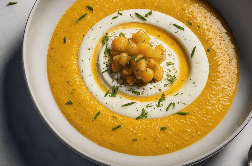 Kalte Suppe mit Joghurt und Gurke