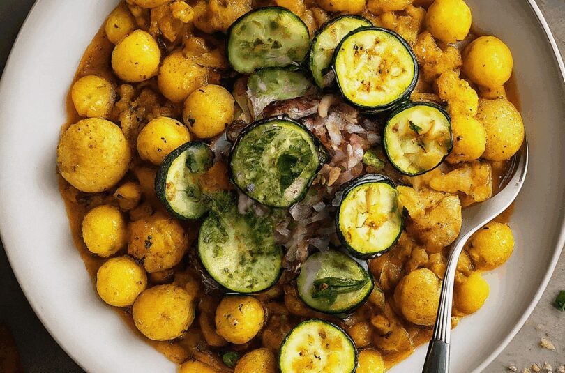 Kartoffel-Zucchini-Puffer-mit-leckeren-Beilagen Kartoffel-Zucchini-Puffer mit leckeren Beilagen