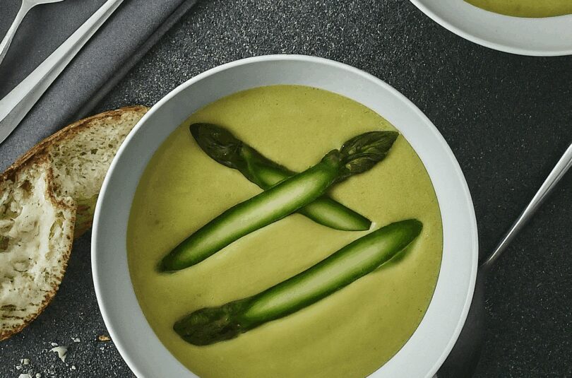 Kays Spargelcremesuppe aus Spargelschalen